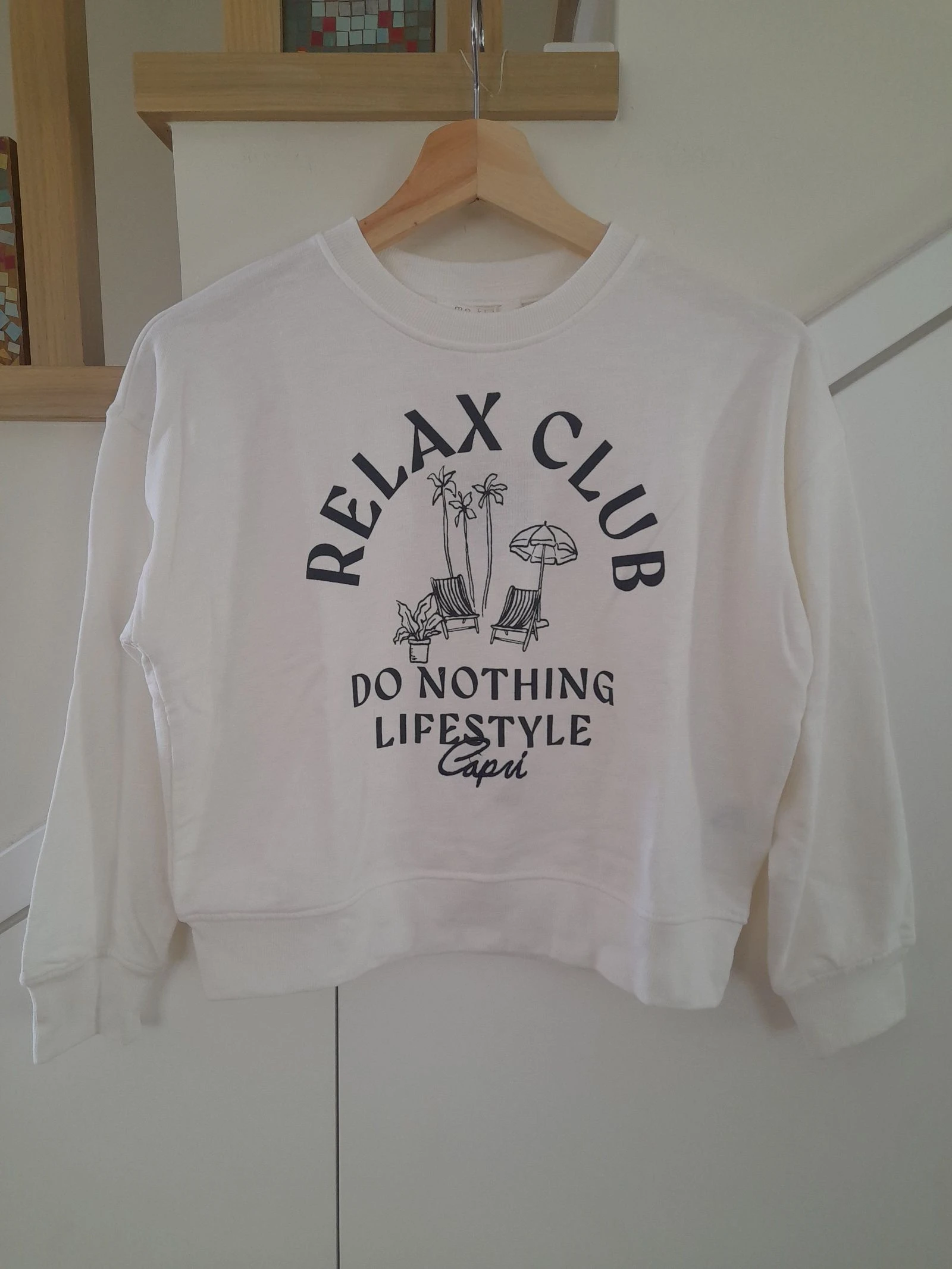 Regresso às Aulas - Sweatshirt Mo Kids Branca Nova 🤍 